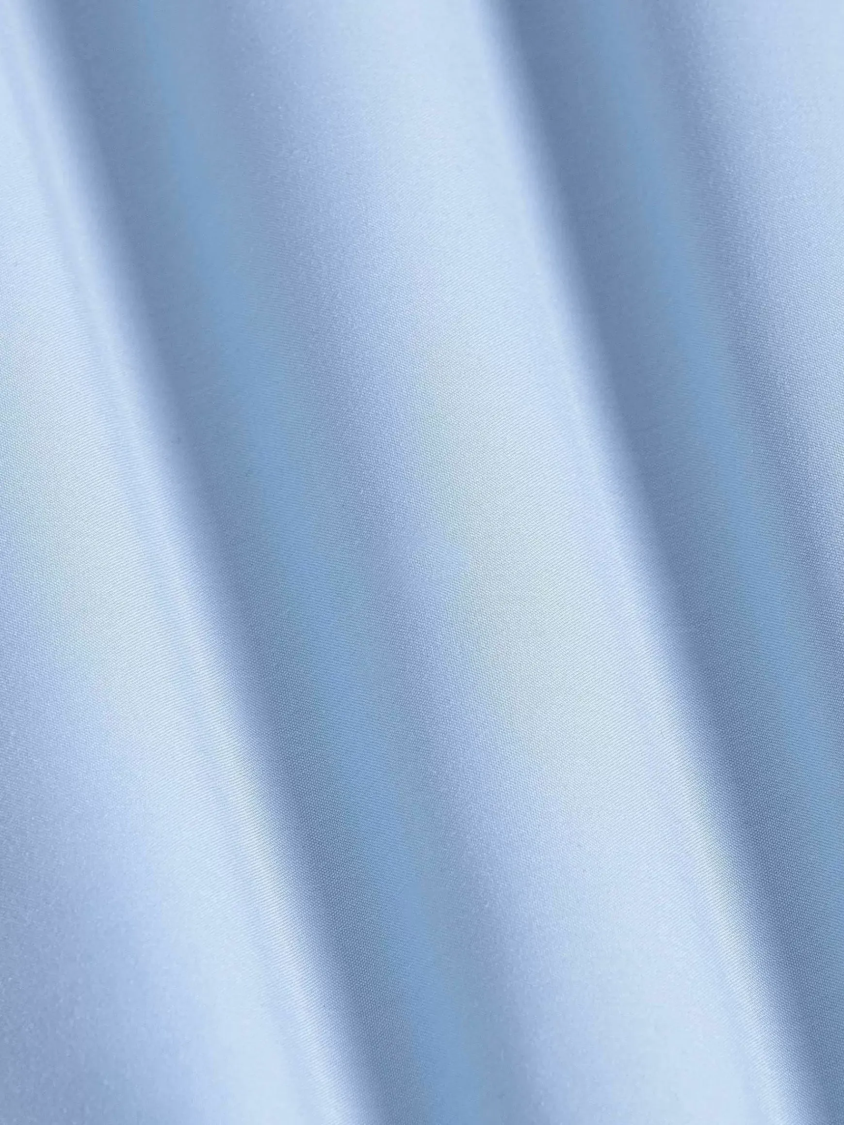 Ales Solid Structured Blue Overhemd Lange Mouw