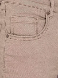 Amou Slim Fit Beige Jean