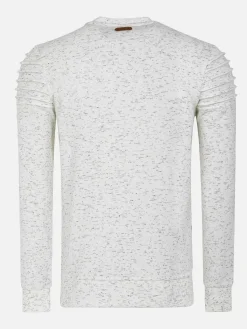 Anita Slim Fit Crew Neck Off-White Sweater