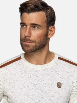 Anita Slim Fit Crew Neck Off-White Sweater