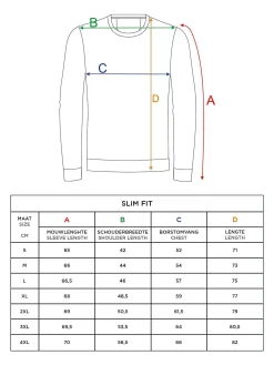 Anita Slim Fit Crew Neck Off-White Sweater