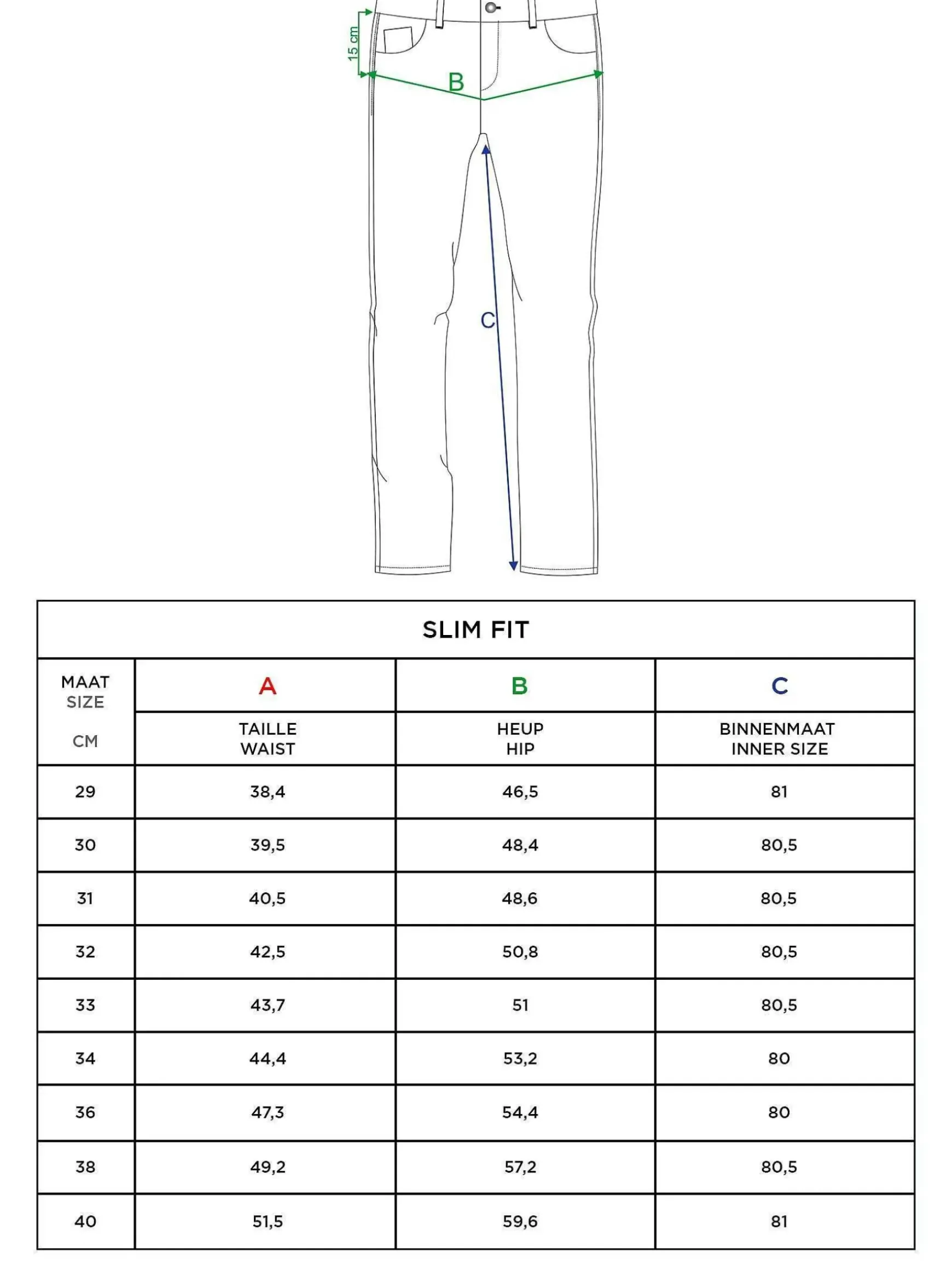 Aramis Comfort Slim Fit Indigo Jeans