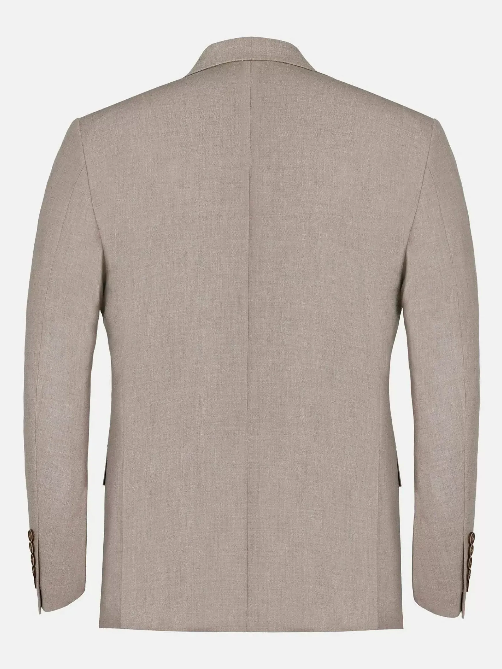 Araya Peak Lapel Single Breast Beige Suit Blazer