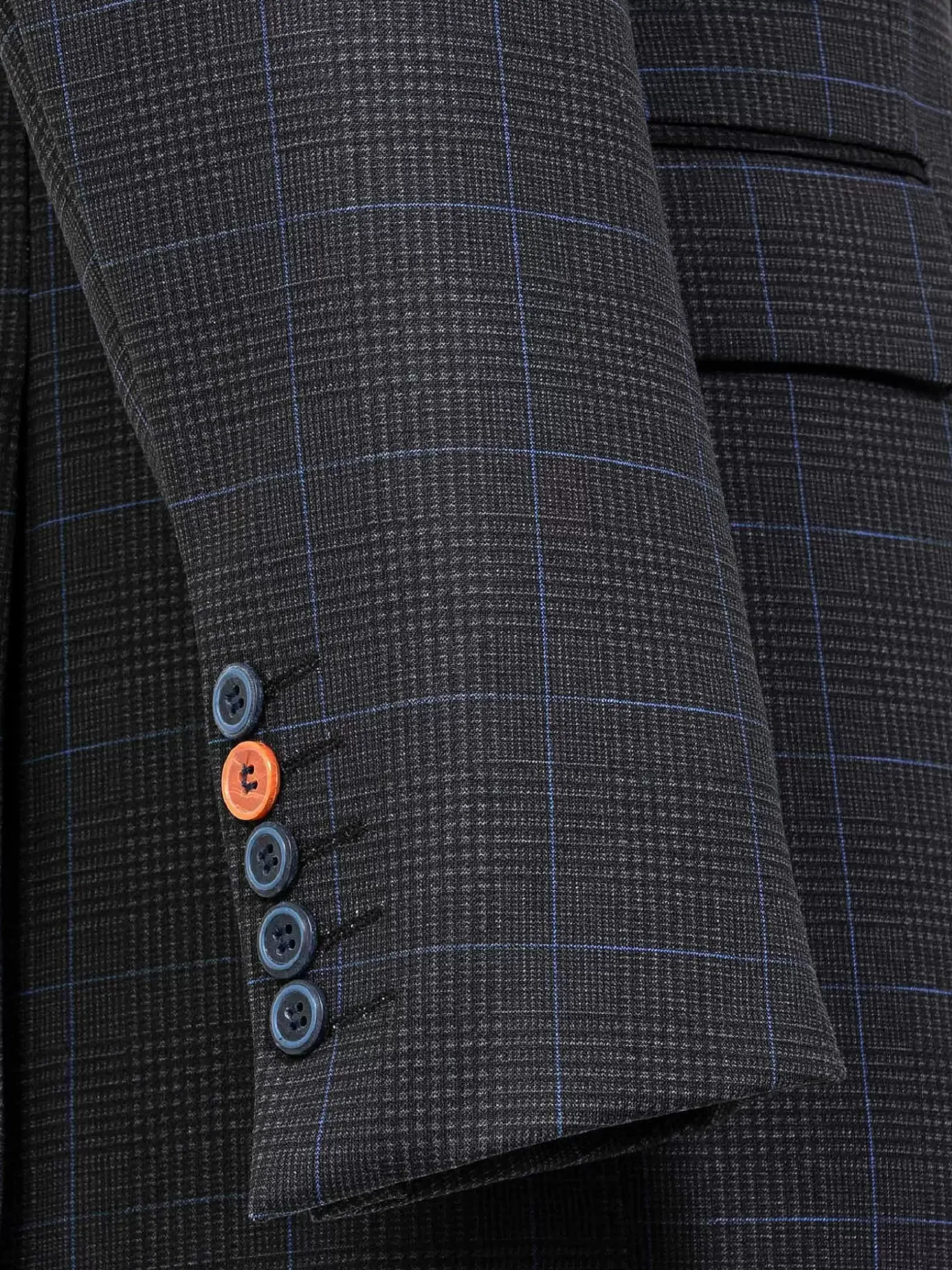 Archer Checkered Indigo Navy Colbert