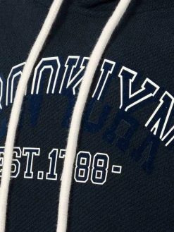 Arlo Stretched Navy Hoodie Shorts Set