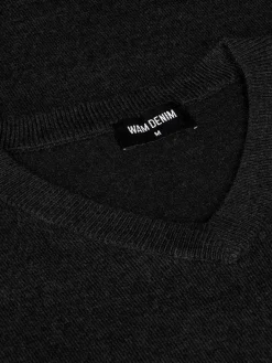 Athens V-Neck Black Sweater