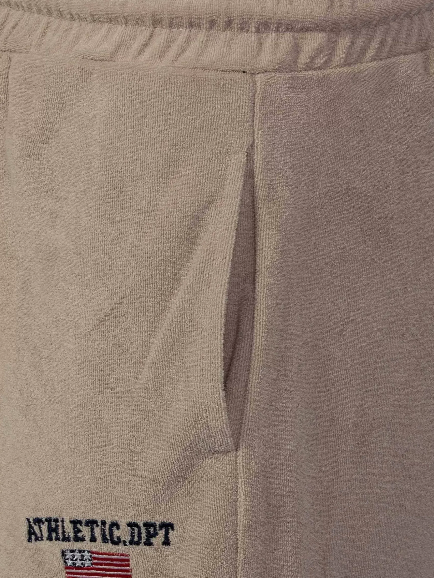 Avery Full Zipped Beige Hoodie Shorts Set