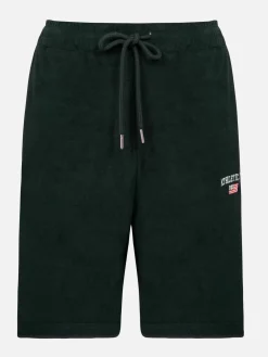 Avery Full Zipped Green Hoodie Shorts Set