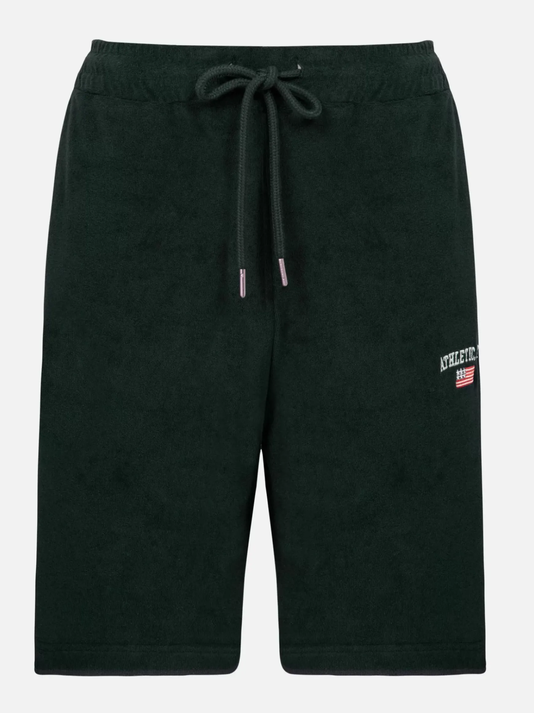 Avery Full Zipped Green Hoodie Shorts Set