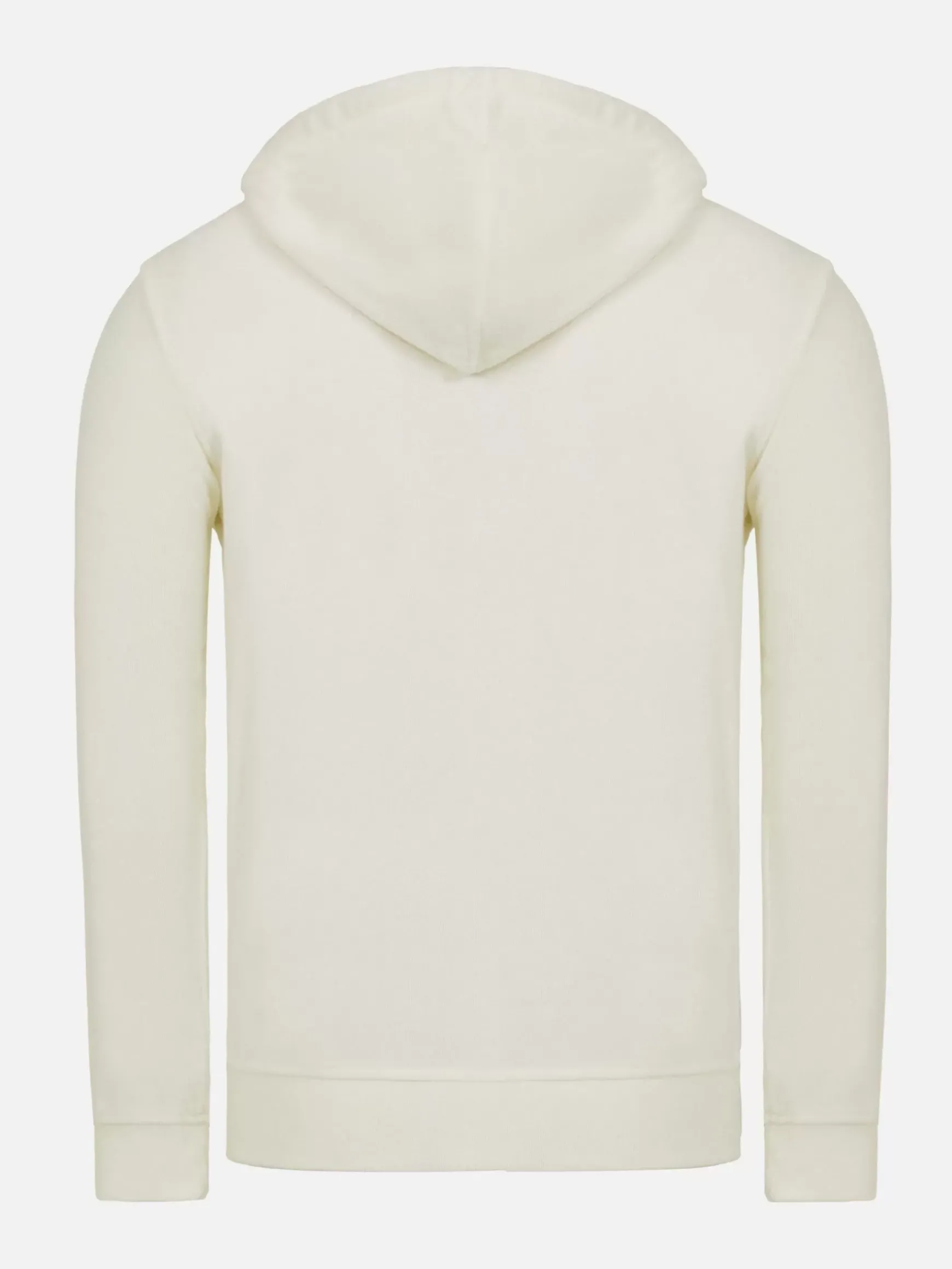 Avery Full Zipped White Hoodie Shorts Set