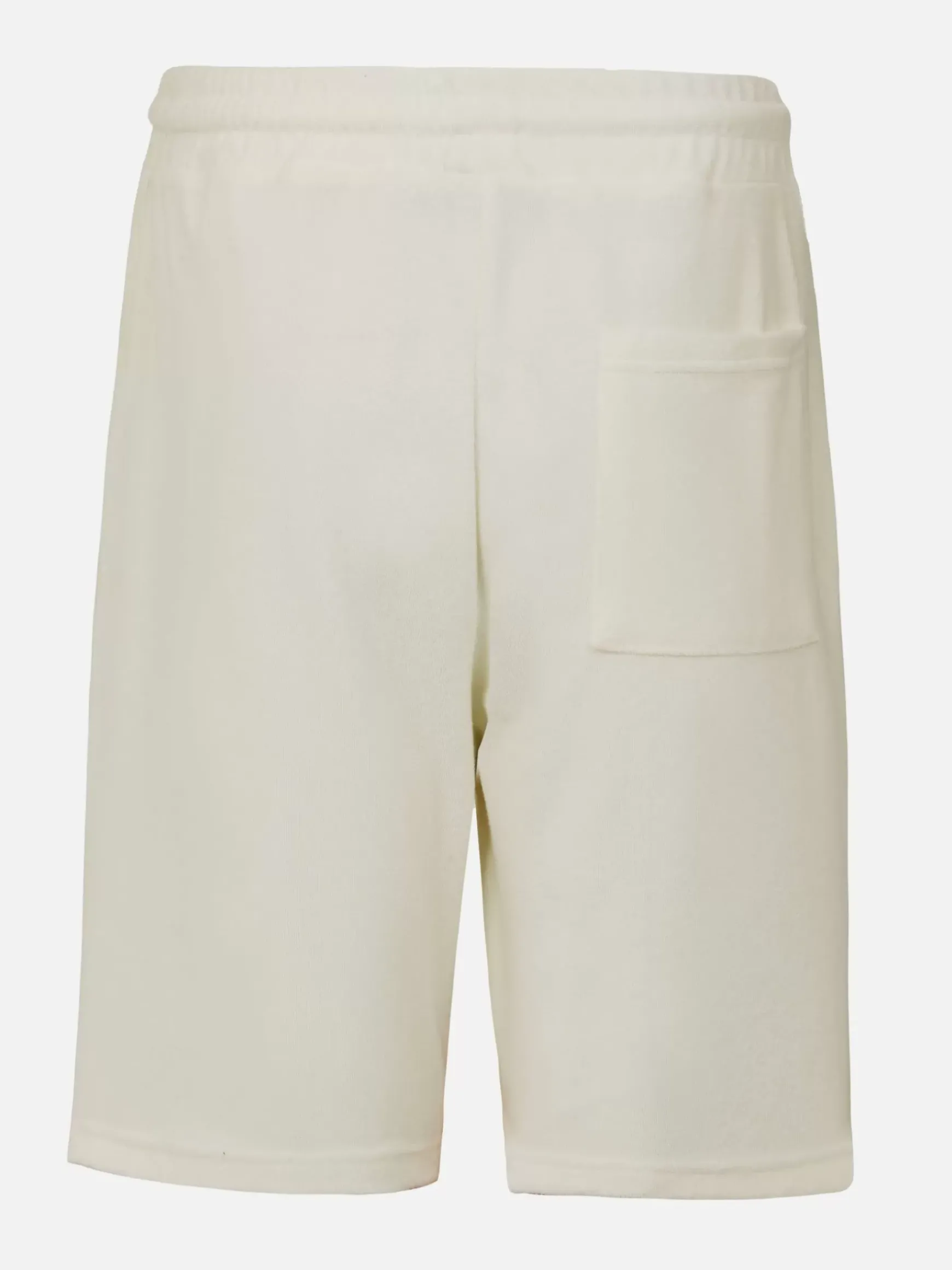Avery Full Zipped White Hoodie Shorts Set
