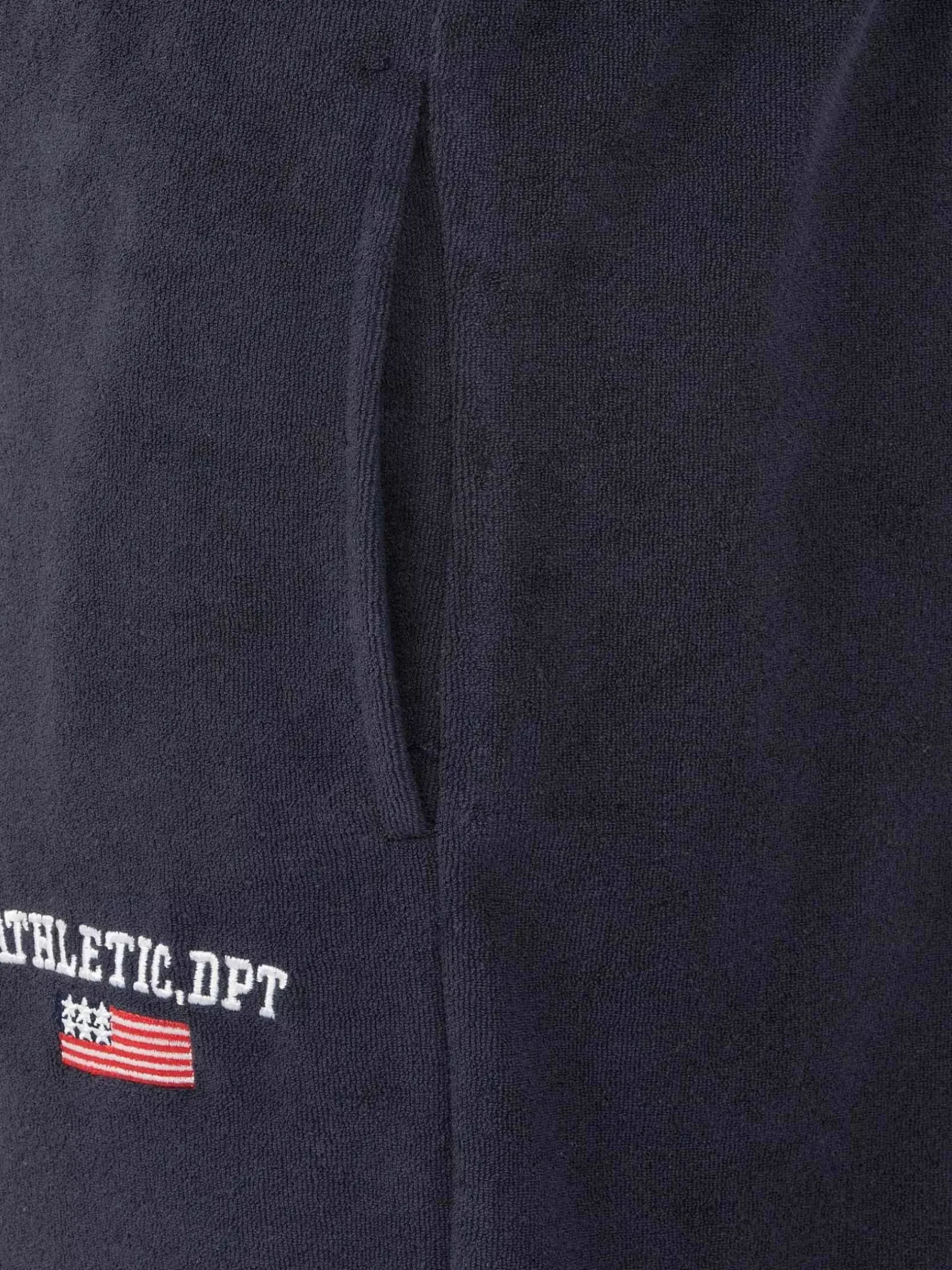 Avery Stretched Navy Hoodie Shorts Set