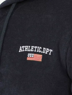 Avery Stretched Navy Hoodie Shorts Set