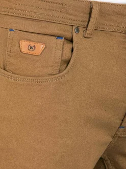 Barukh Slim Fit Beige Jeans