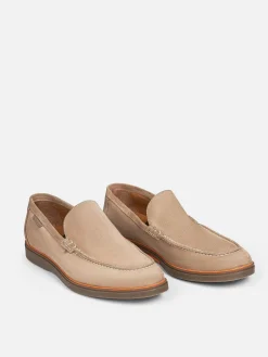 Beige Suede Loafer Schoenen