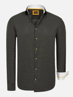 Bentley Regular Fit Black Overhemd