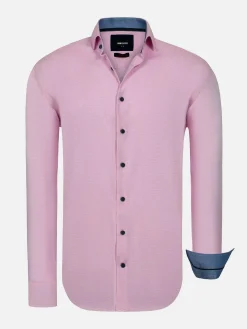 Bentley Regular Fit Pink Overhemd
