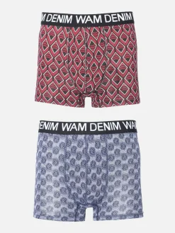 Boxer 73006 Mabou Grey Dark Red