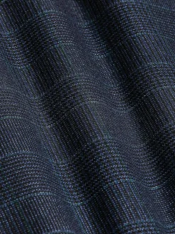 Branco Micro Patterned Navy Blazer