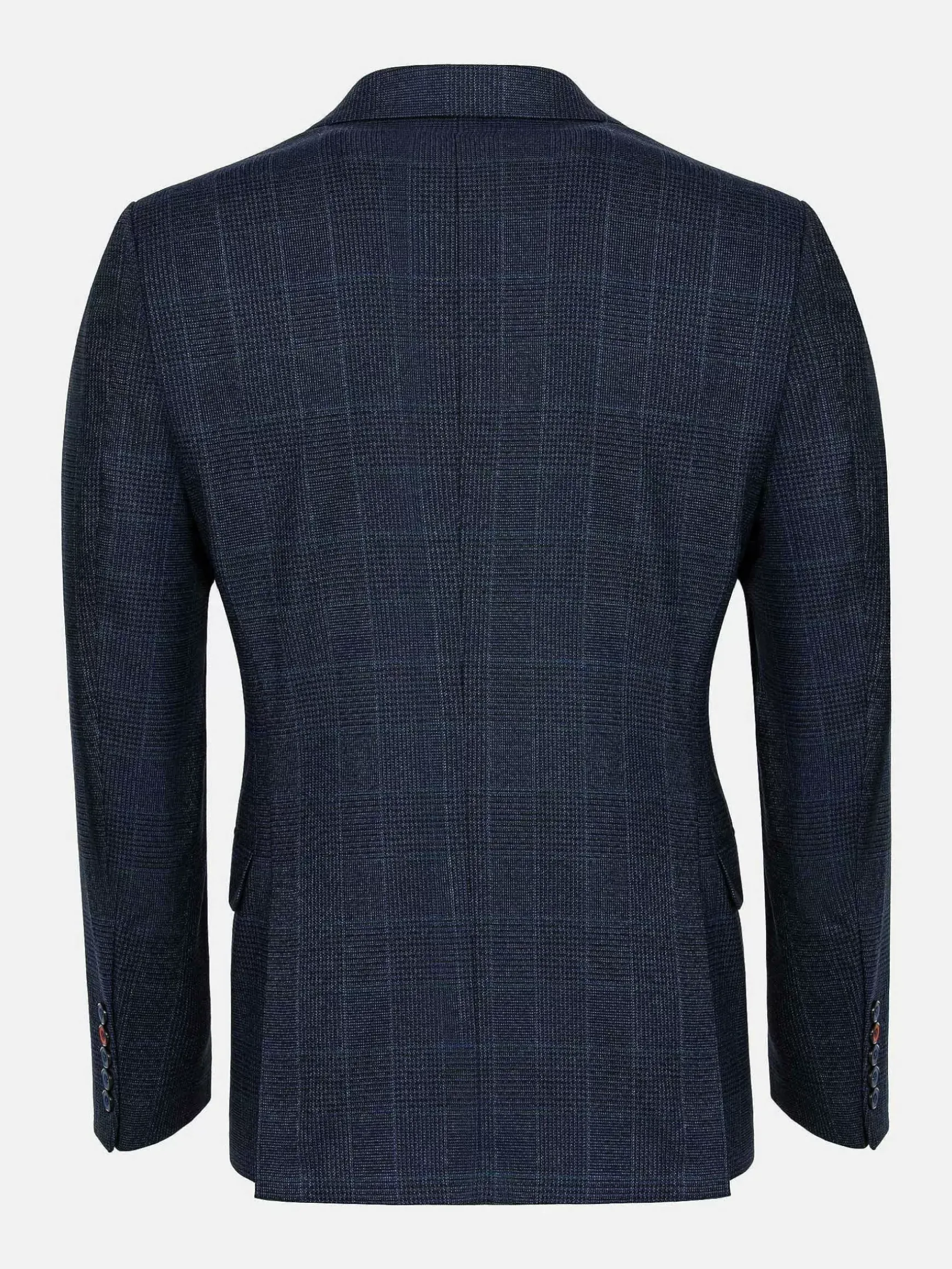Branco Micro Patterned Navy Blazer