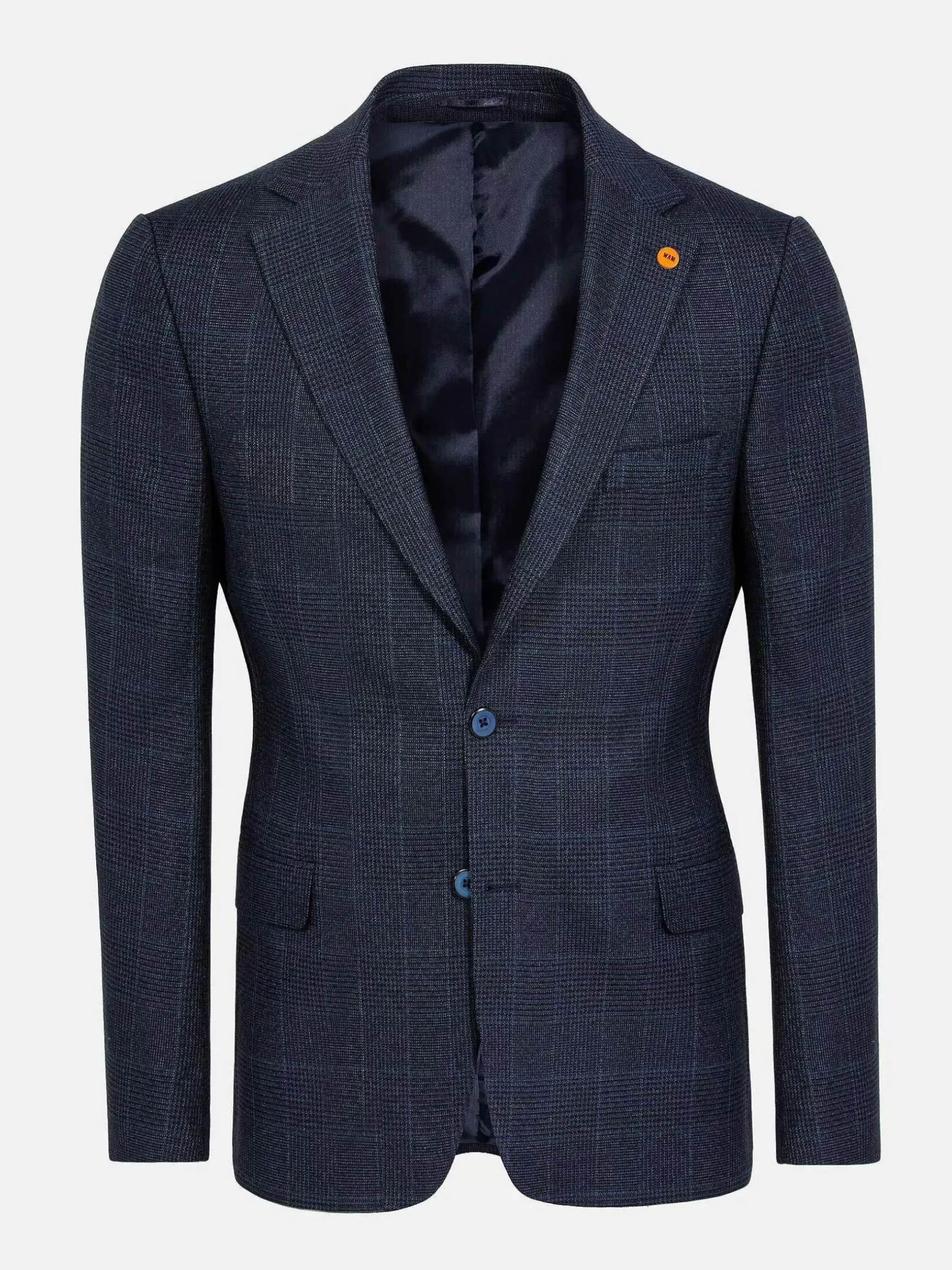 Branco Micro Patterned Navy Blazer