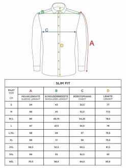 Burgos Solid Blue Overhemd Longe Mouw