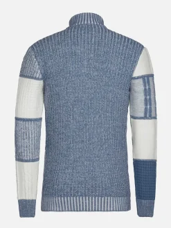 Cambridge Pattern Blue White Truien