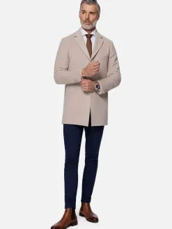 Camelot Slide Pocket Beige Mantelassen