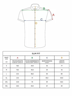 Cassiues Tailored Fit White Overhemd
