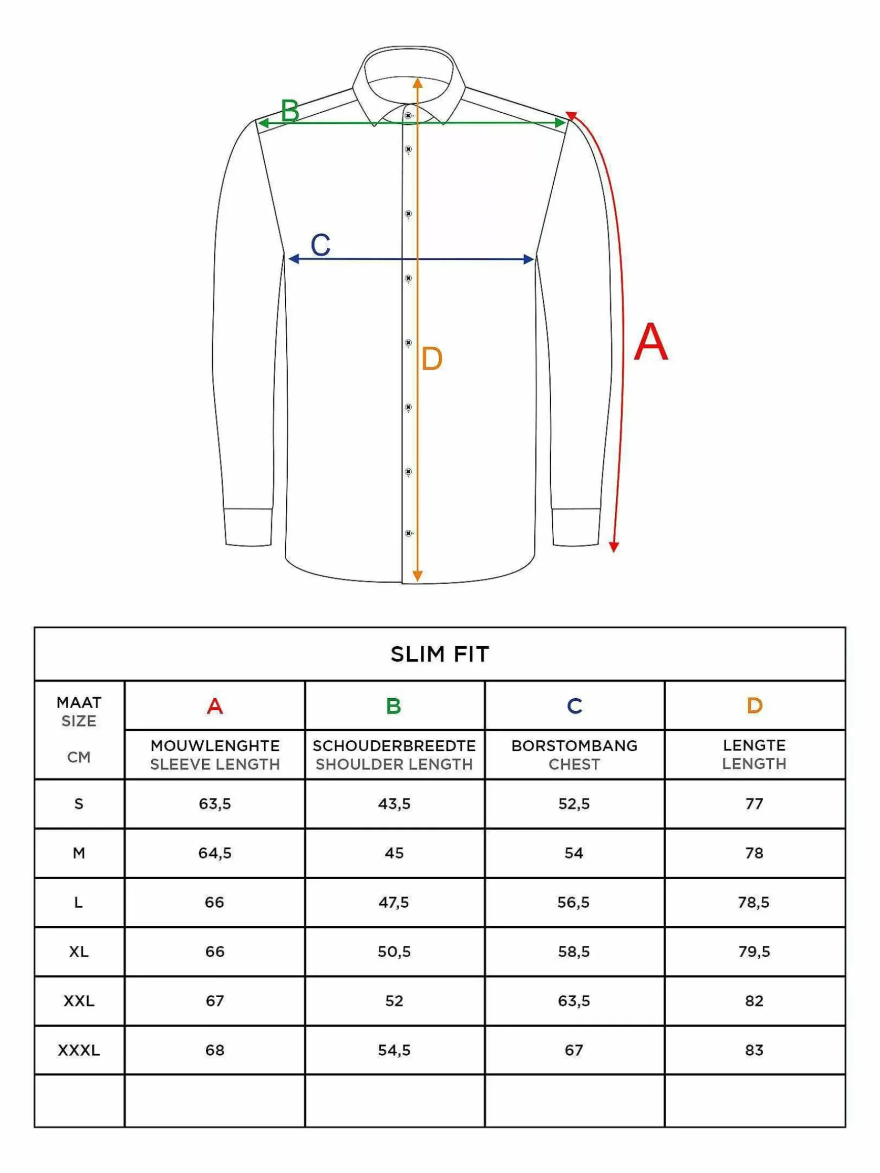 Catalina Blue Solid Overhemd Lange Mouw