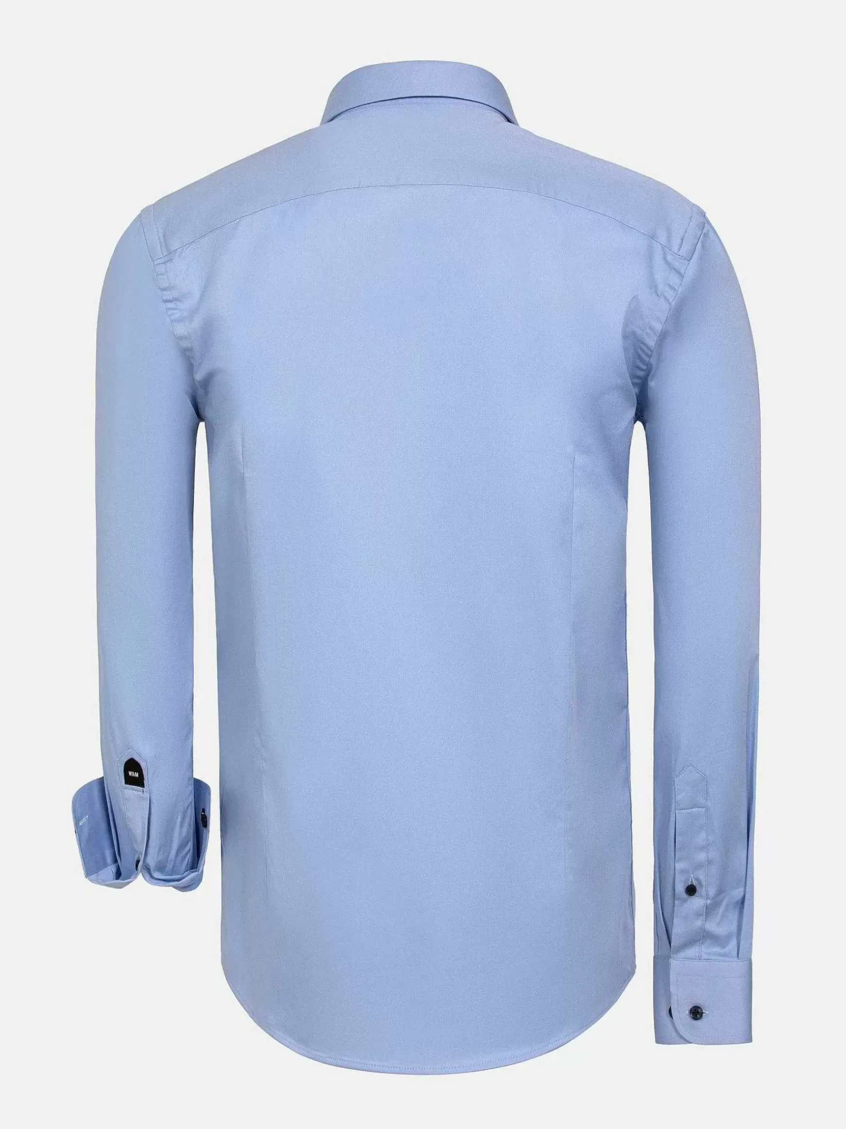 Catalina Blue Solid Overhemd Lange Mouw