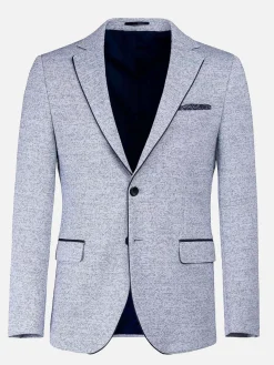 Catania Modern Fit White Navy Colbert