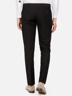 Comfort Slim Fit Black Pantalon