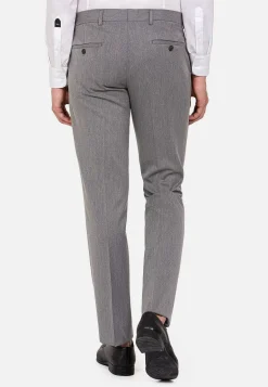 Comfort Slim Fit Grey Pantalon