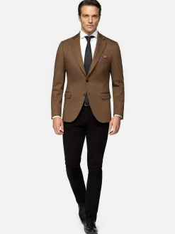 Crouse Wide Lapel Brown Colbert