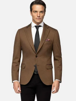 Crouse Wide Lapel Brown Colbert