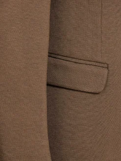 Crouse Wide Lapel Brown Colbert