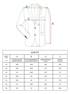 Cullen Single Breast Navy Colbert
