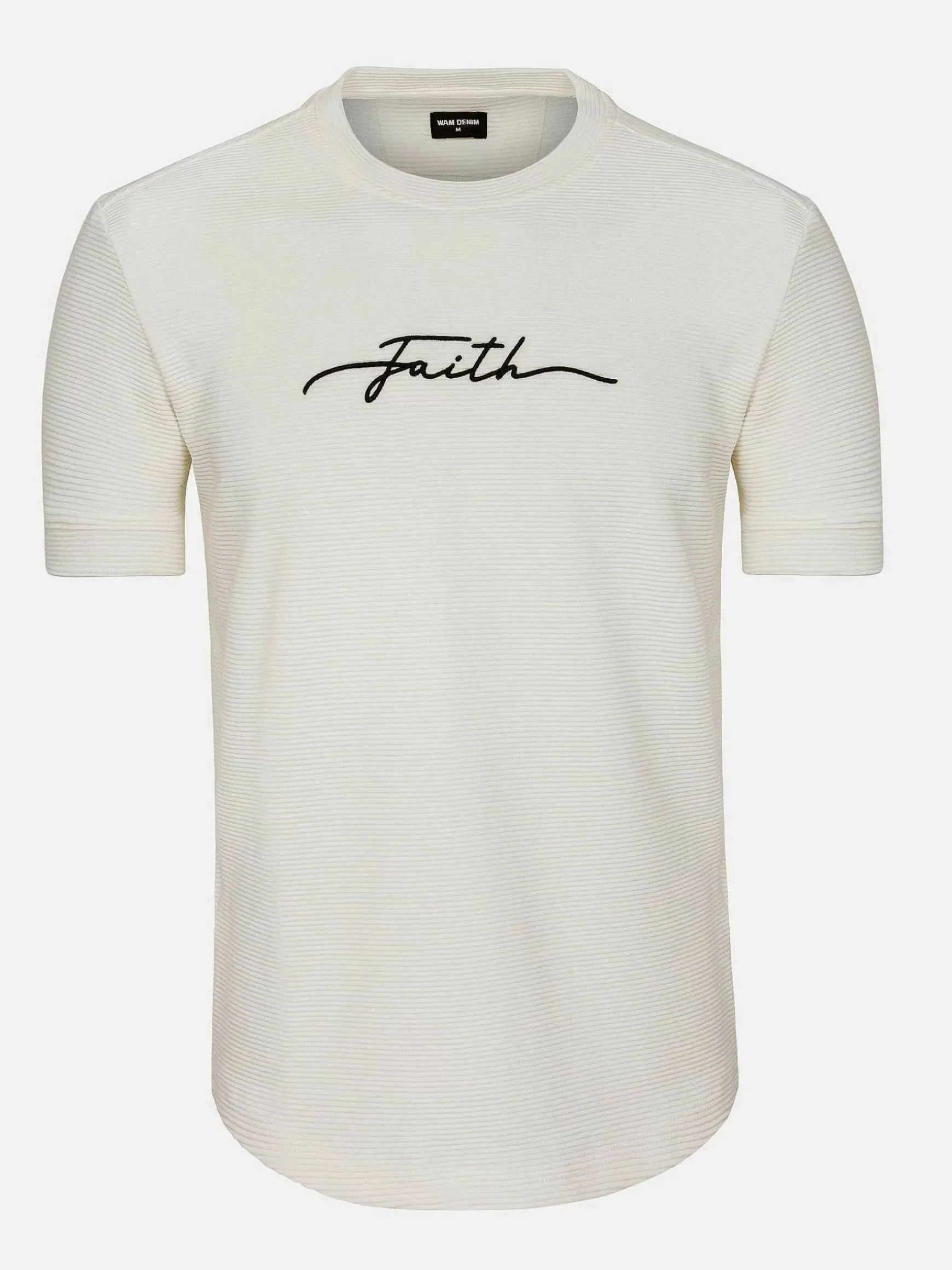 Dambas Signature Crew Neck T-Shirt Off White