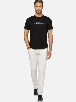 Dambas Signature Crew Neck T-Shirt Black