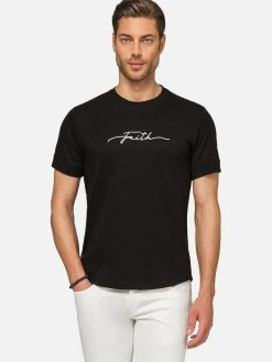 Dambas Signature Crew Neck T-Shirt Black