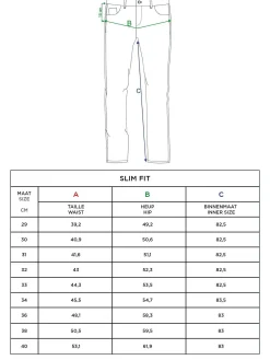 Dickinson Tailored Fit Light Navy Jeans