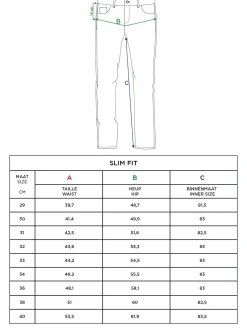 Dickinson Tailored Fit Navy Jeans