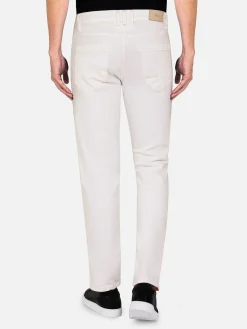 Digorgio Slim Fit Off White Jeans