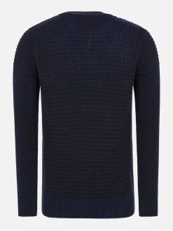 Dover Slim Fit V-Neck Navy Truien