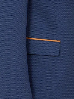 Dwayne Notched Lapel Light Navy Colbert