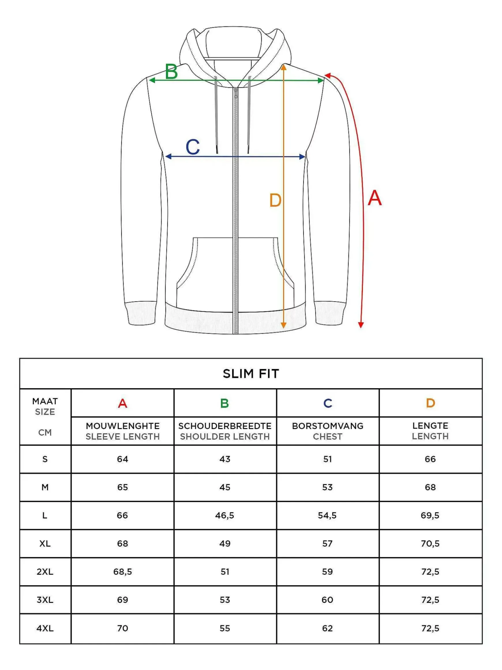 Echten Slim Fit Hoodie Navy Vesten