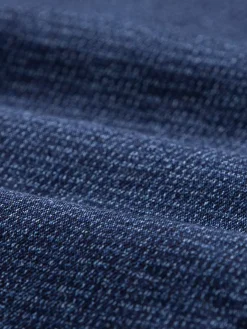 Echten Slim Fit Hoodie Navy Vesten