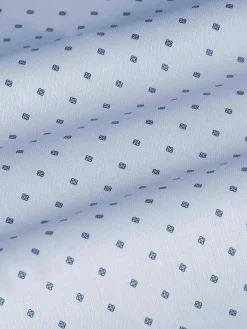 Emiliano Slim Fit Blue Overhemd Lange Mouw