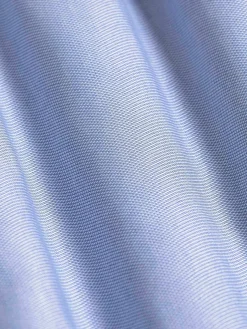 Flers Double Collar Blue Overhemd Lange Mouw